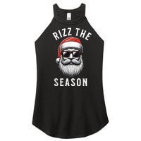 Rizz The Season Silly Christmas Funny Santa Women's Perfect Tri Rocker Tank