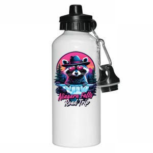 Road Trip Squad Niagara Falls Souvenirs Family 2024 Raccoon Aluminum Water Bottle