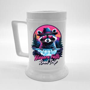 Road Trip Squad Niagara Falls Souvenirs Family 2024 Raccoon Beer Stein