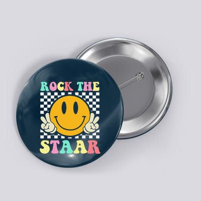 Rock The Staar Retro Smile Teacher Testing Test Day Button