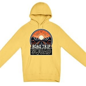 Road Trip Squad Matching Family Driving Vacation Premium Pullover Hoodie