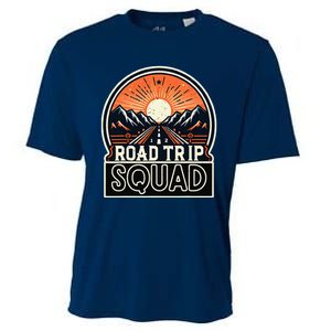 Road Trip Squad Matching Family Driving Vacation Cooling Performance Crew T-Shirt