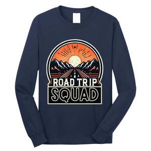 Road Trip Squad Matching Family Driving Vacation Long Sleeve Shirt