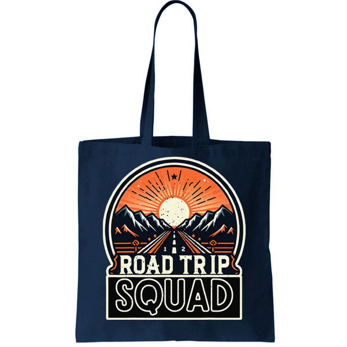 Road Trip Squad Matching Family Driving Vacation Tote Bag