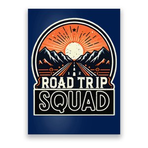 Road Trip Squad Matching Family Driving Vacation Poster