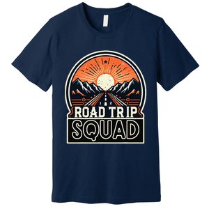 Road Trip Squad Matching Family Driving Vacation Premium T-Shirt