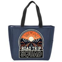 Road Trip Squad Matching Family Driving Vacation Zip Tote Bag