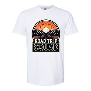 Road Trip Squad Matching Family Driving Vacation Softstyle CVC T-Shirt