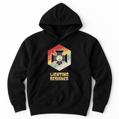 Retro Theater & Stage Lighting Ld Lighting Designer Hoodie