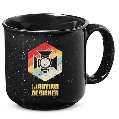 Retro Theater & Stage Lighting Ld Lighting Designer 15oz Campfire Ceramic Mug