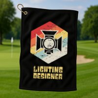Retro Theater & Stage Lighting Ld Lighting Designer Golf Towel