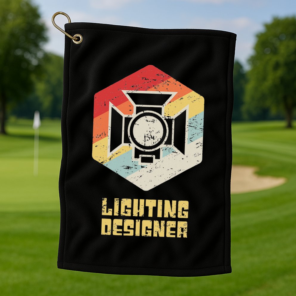 Retro Theater & Stage Lighting Ld Lighting Designer Golf Towel