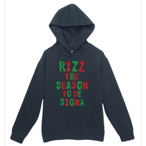 Rizz The Season Funny Gen Alpha Slang Christmas Teacher Urban Pullover Hoodie