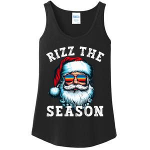 Rizz The Season Funny Christmas Santa Claus Rizzler Ladies Essential Tank