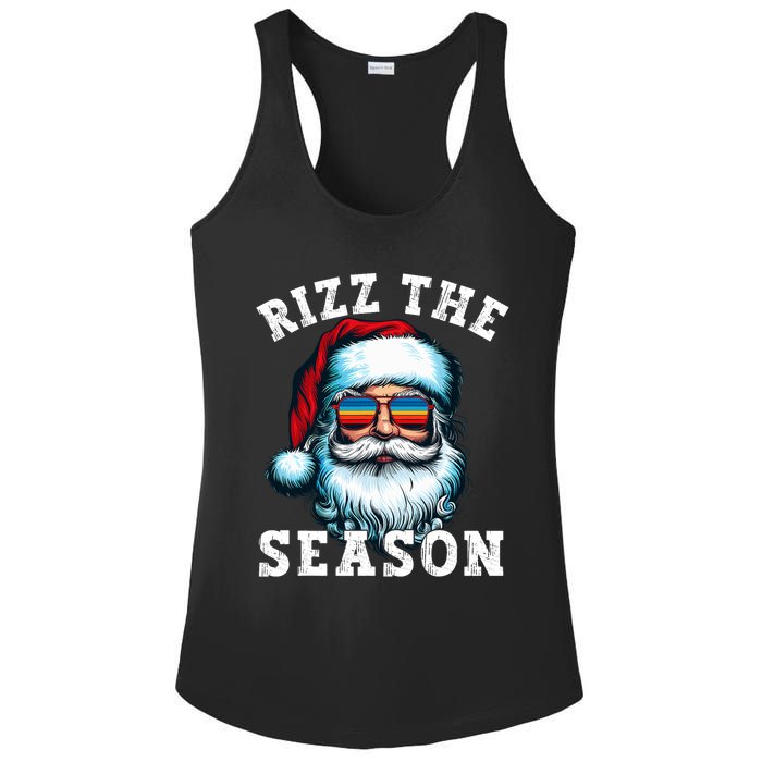 Rizz The Season Funny Christmas Santa Claus Rizzler Ladies PosiCharge Competitor Racerback Tank