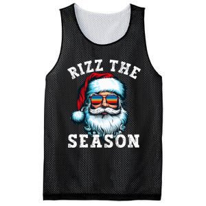 Rizz The Season Funny Christmas Santa Claus Rizzler Mesh Reversible Basketball Jersey Tank