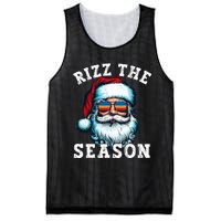 Rizz The Season Funny Christmas Santa Claus Rizzler Mesh Reversible Basketball Jersey Tank