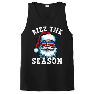 Rizz The Season Funny Christmas Santa Claus Rizzler PosiCharge Competitor Tank