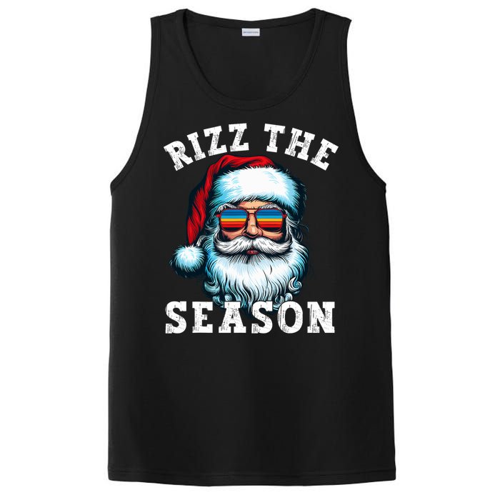 Rizz The Season Funny Christmas Santa Claus Rizzler PosiCharge Competitor Tank