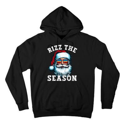 Rizz The Season Funny Christmas Santa Claus Rizzler Tall Hoodie