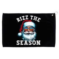 Rizz The Season Funny Christmas Santa Claus Rizzler Grommeted Golf Towel