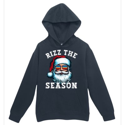 Rizz The Season Funny Christmas Santa Claus Rizzler Urban Pullover Hoodie