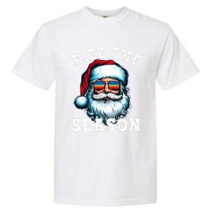 Rizz The Season Funny Christmas Santa Claus Rizzler Garment-Dyed Heavyweight T-Shirt