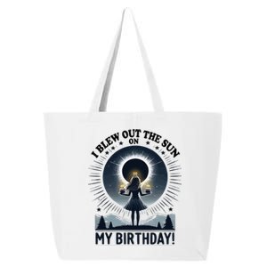 Retro Total Solar Eclipse I Blew Out The Sun On My Birthday 25L Jumbo Tote