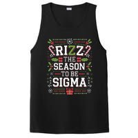 Rizz The Season To Be Sigma Gen Alpha Xmas Santa Christmas PosiCharge Competitor Tank