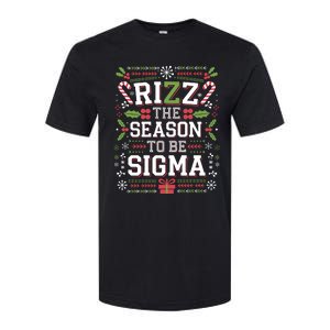 Rizz The Season To Be Sigma Gen Alpha Xmas Santa Christmas Softstyle CVC T-Shirt