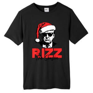 Rizz The Season Christmas Humorous Trump 2024 Santa Rizzler Tall Fusion ChromaSoft Performance T-Shirt