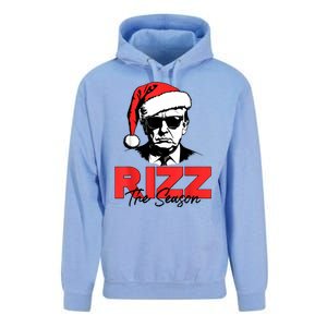 Rizz The Season Christmas Humorous Trump 2024 Santa Rizzler Unisex Surf Hoodie