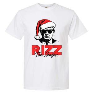 Rizz The Season Christmas Humorous Trump 2024 Santa Rizzler Garment-Dyed Heavyweight T-Shirt