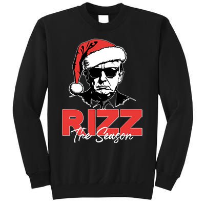 Rizz The Season Christmas Holiday Xmas Donald Trump President Sweatshirt