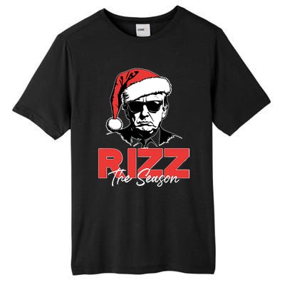 Rizz The Season Christmas Holiday Xmas Donald Trump President Tall Fusion ChromaSoft Performance T-Shirt