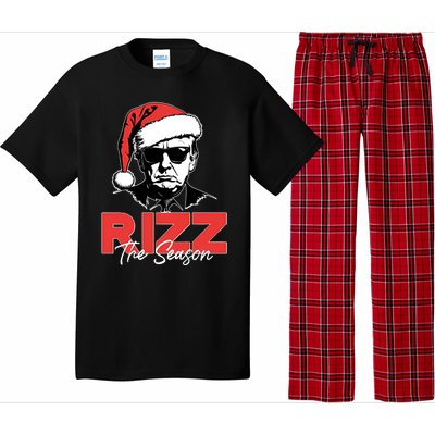 Rizz The Season Christmas Holiday Xmas Donald Trump President Pajama Set