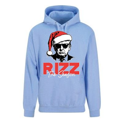 Rizz The Season Christmas Holiday Xmas Donald Trump President Unisex Surf Hoodie