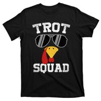 Running Turkey Sunglasses Trot Squad Thanksgiving T-Shirt