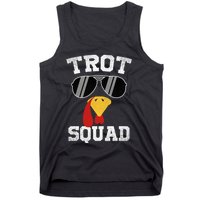 Running Turkey Sunglasses Trot Squad Thanksgiving Tank Top