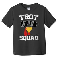 Running Turkey Sunglasses Trot Squad Thanksgiving Toddler T-Shirt