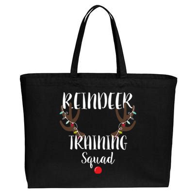 Reindeer Training Squad Cotton Canvas Jumbo Tote