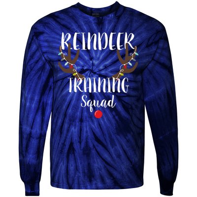 Reindeer Training Squad Tie-Dye Long Sleeve Shirt