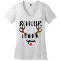 Reindeer Training Squad Women's V-Neck T-Shirt