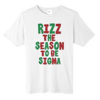 Rizz The Season Funny Gen Alpha Slang Christmas Teacher Tall Fusion ChromaSoft Performance T-Shirt