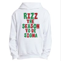 Rizz The Season Funny Gen Alpha Slang Christmas Teacher Urban Pullover Hoodie