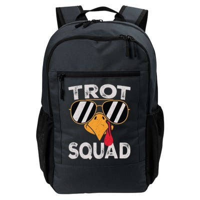 Running Turkey Sunglasses Trot Squad Thanksgiving Gift Daily Commute Backpack