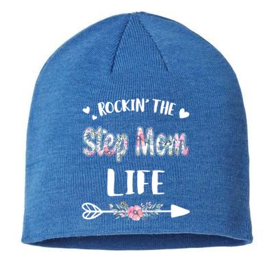 Rockin' The Step Mom Life Proud Grandma Mothers Day Funny Gift Sustainable Beanie