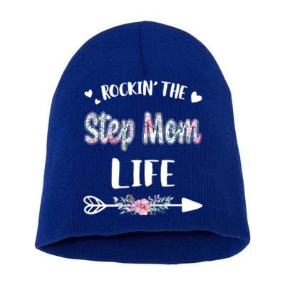 Rockin' The Step Mom Life Proud Grandma Mothers Day Funny Gift Short Acrylic Beanie