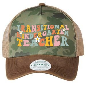 Retro TK Teacher Groovy Transitional Kindergarten Teacher Legacy Tie Dye Trucker Hat