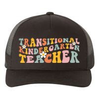 Retro TK Teacher Groovy Transitional Kindergarten Teacher Yupoong Adult 5-Panel Trucker Hat